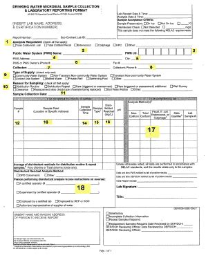 Fillable Online Example Bact Sampling Form Tif Fax Email Print