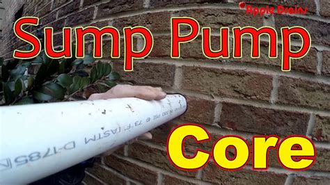 Sump Pump Exterior Pipe