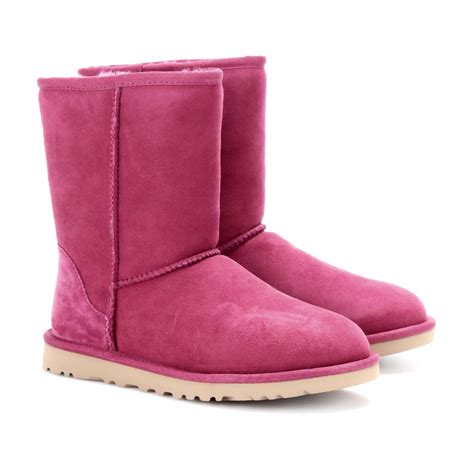 Ugg Classic Short Boot In Pink Lyst