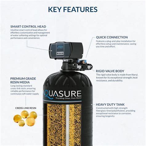 Aquasure Harmony Series 48000 Grains Whole House Water Softener Whigh