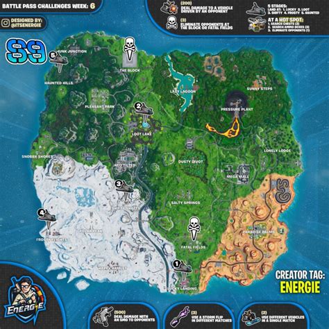 31 HQ Photos Fortnite Week 6 Challenges Season 9 Fortnite Challenge