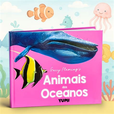 Livro Sobre Animais Marinhos - Livro Infantil Explorando o Oceano | Animais Marinhos | Capa Dura ...