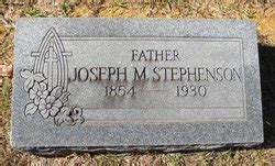 Joseph M Stephenson 1854 1930 Mémorial Find a Grave