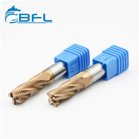 Bfl Carbide 4 Flutes Roughing End Mill Cutting Tools China Tungsten