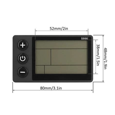 E Bike Lcd Scherm 24V 36V 48V Elektrische Fiets Sc Grandado