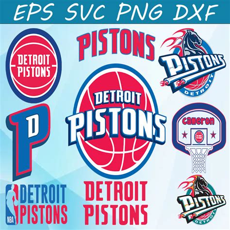 Bundle 18 Files Detroit Pistons Basketball Team Svg Detroit Inspire