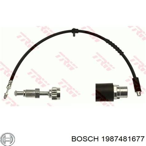 1987481677 BOSCH Latiguillo De Freno Delantero