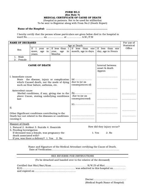 Form 4 4a For Oet And Other Preparations Form No See Rule 7