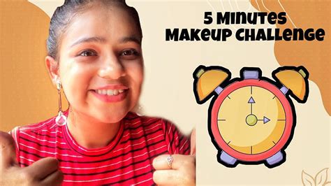 5 Minutes Makeup Challenge Quick Makeup Tutorial Youtube