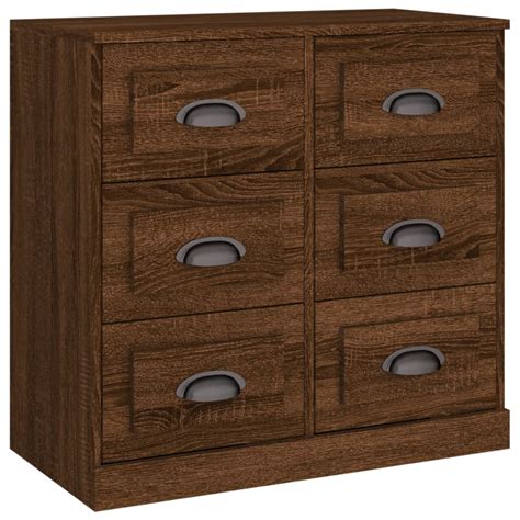 Sideboards 2 Stk Braun Eichen Optik Holzwerkstoff Online Kaufen