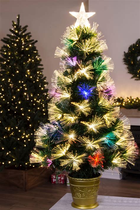 Vesuvius Fir Fibre Optic Trees Christmas Tree World