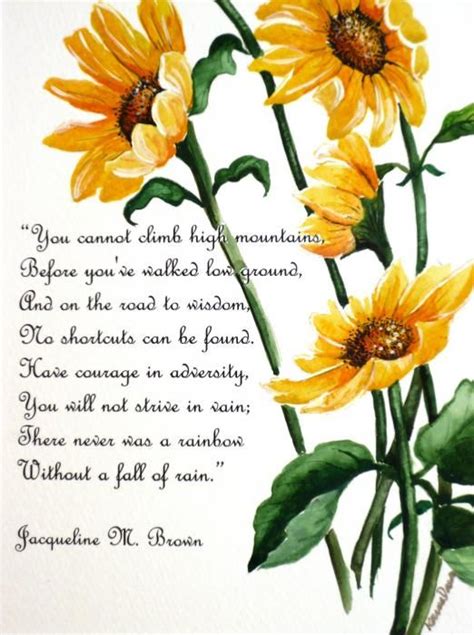 Sunflower Quotes Or Poems Sunflower Quotes Sunflower Poem Sunflower