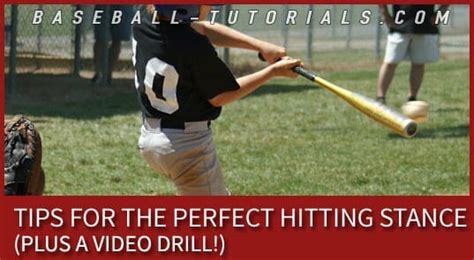 Tips for the Perfect Hitting Stance! (PLUS Video Drill!)