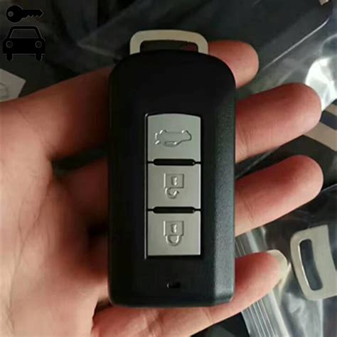 Car FOB 3 Buttons Smart Remote Key 433Mhz With ID46 Chip For Mitsubishi