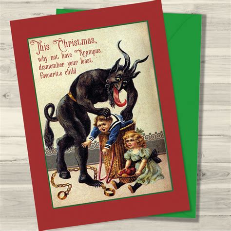 Krampus Christmas Card — Maktus