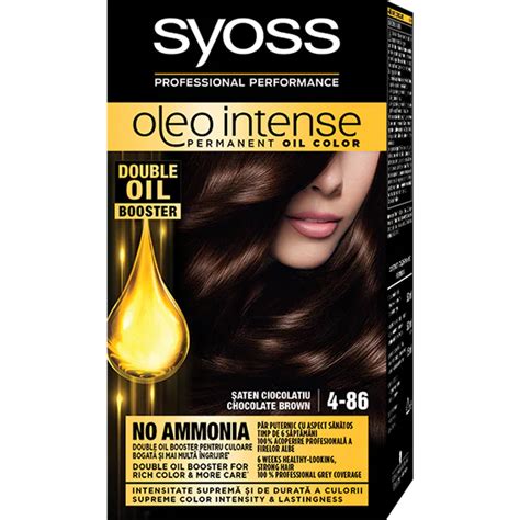 Vopsea De Par Permanenta Fara Amoniac Color Oleo Intense 4 86 Saten