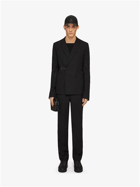 U Lock Slim Fit Jacket In Wool Givenchy Us Givenchy