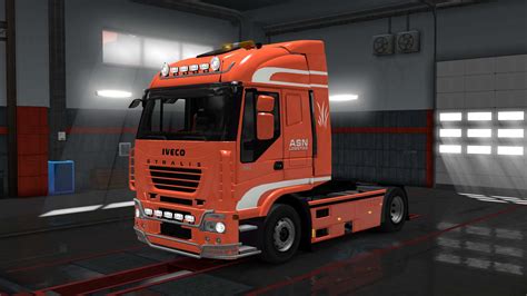 Iveco Stralis Asn Logistic Skin Ets Mods Euro Truck Simulator