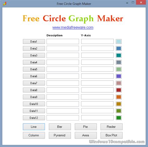 Free Circle Graph Maker 1.0 Free download