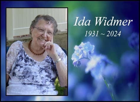 Ida Widmer › Gone But Not Forgotten