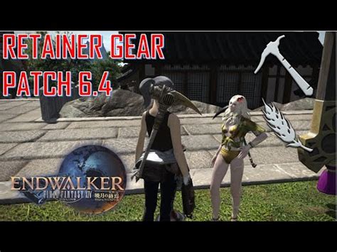 Final Fantasy XIV Miner Botanist Retainer Gear Guide Patch 6 4