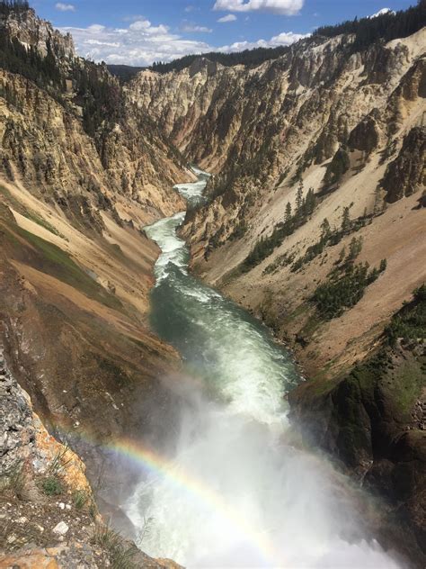 Expose Nature: The Grand Canyon of Yellowstone, Wyoming [OC] [1334x750]