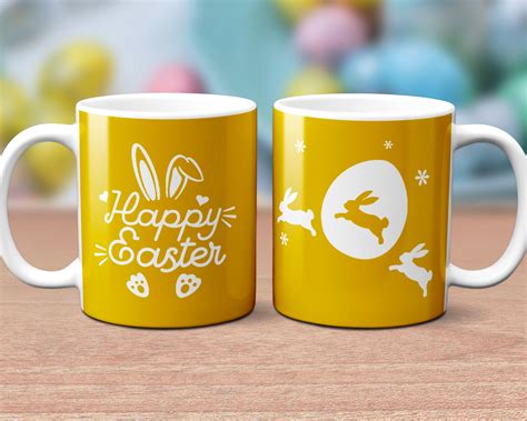 Cricut Mug Press SVG Template for Infusible Ink Sheet,happy Easter Full ...