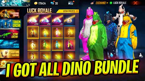 I Got All Rare Dino Bundle In My Id Got Rare Items In Free Fire