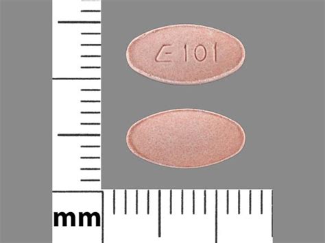 E 101 Pill Pink Oval 10mm Pill Identifier