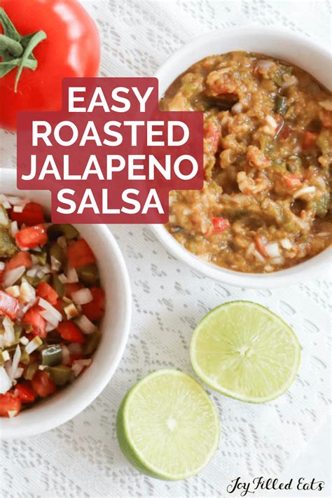 Roasted Jalapeno Salsa How To Roast Jalapeno Joy Filled Eats