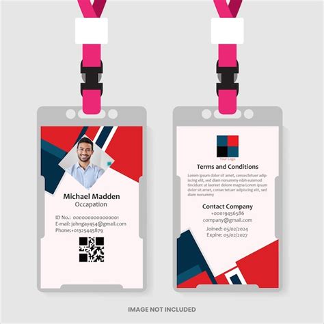 Premium Vector Vector Modern Id Card Design