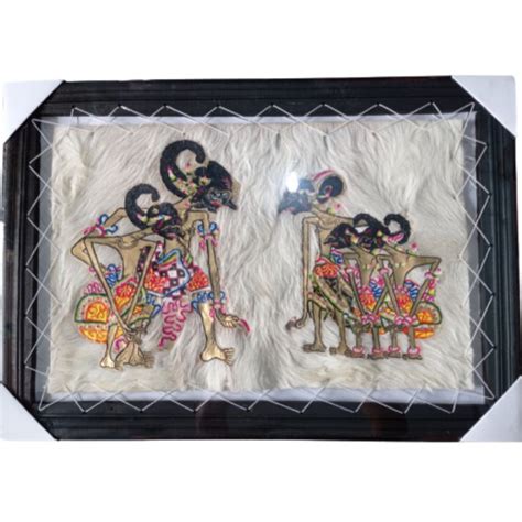 Jual Bisa Cod Lukisan Wayang Kulit Pandawa Lima Jumbo X Cm