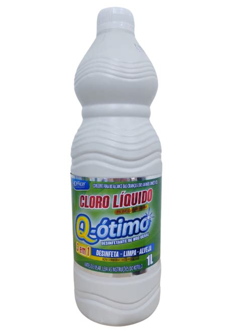 Cloro LÍquido 5 Q Ótimo 1l Officer Química A Marca Oficial Da Limpeza