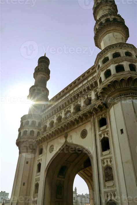 charminar mosque in hyderabad 790913 Stock Photo at Vecteezy