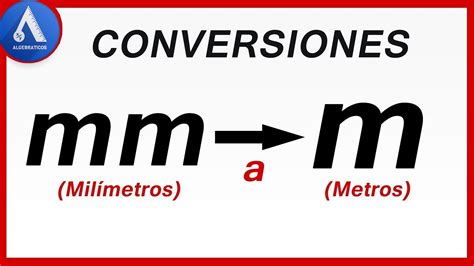 Todavía nuestra Luna convertir milimetros a metros Desmenuzar difícil Restricciones