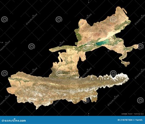 Leninabad Tajikistan Black Solid Sentinel 2 Satellite Stock