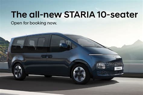 All New 2023 Hyundai Staria 10 Seater Open For Booking In Malaysia