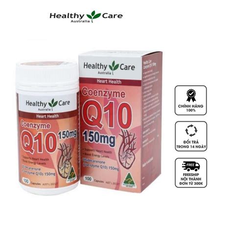 Viên Uống Hỗ Trợ Tim Mạch Coenzyme Q10 150mg Healthy Care Úc Chiakivn