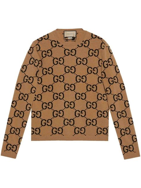 Gucci Gg Wool Jacquard Sweater Gucci