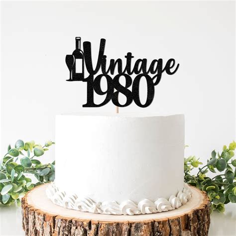 Vintage Cake Topper Etsy