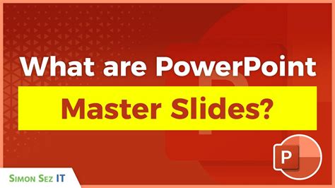 What Are Master Slides In PowerPoint 2021 365 YouTube