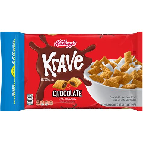 Kellogg S Krave Breakfast Cereal Chocolate Oz Walmart