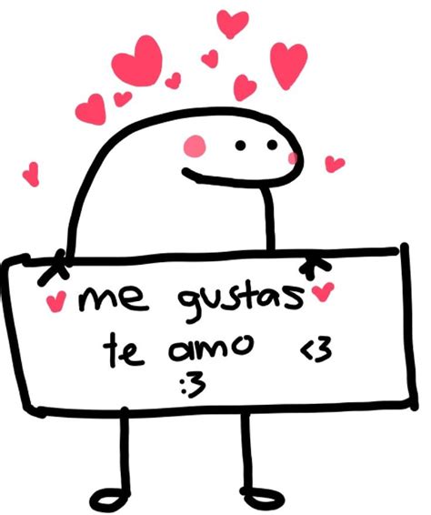 Flork Enamorado Garabatos Divertidos Garabatos Dibujos