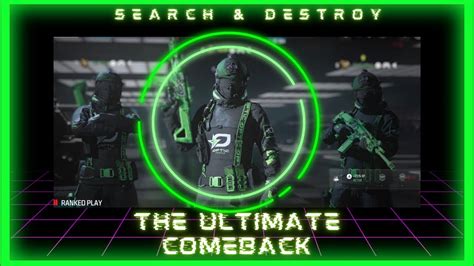 Ultimate S D Comeback Mw Ranked Search And Destroy Gamer Dad