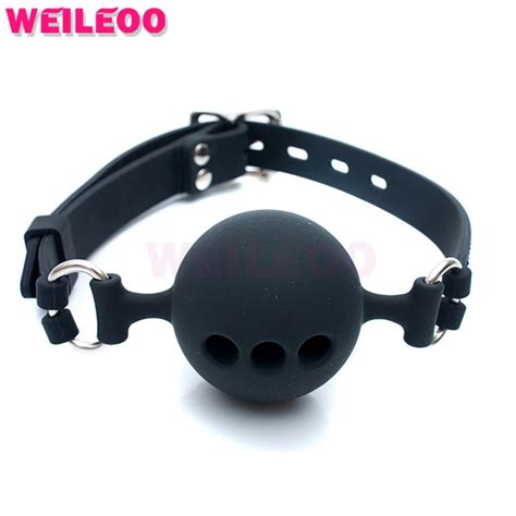 Silicone Open Mouth Gag Ball Sex Toy Bdsm Erotic Toy Adult Game Fetish