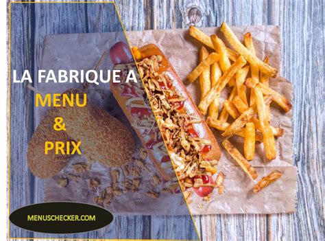 La Fabrique A Menu Prix France 2023 Menuschecker