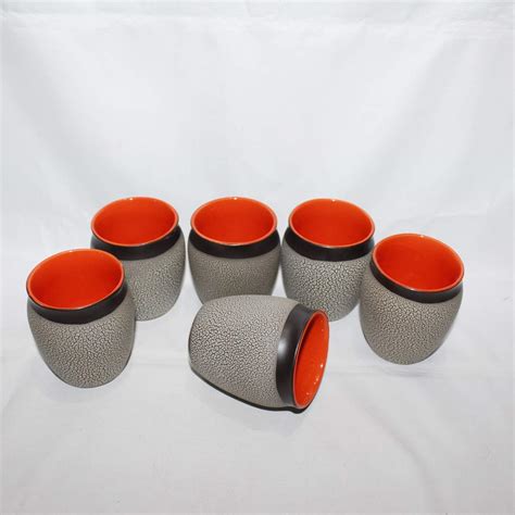 Buy Ceramic Kulhad Set Of Cups Handmade Kullad Tea Set Kulhad Chai