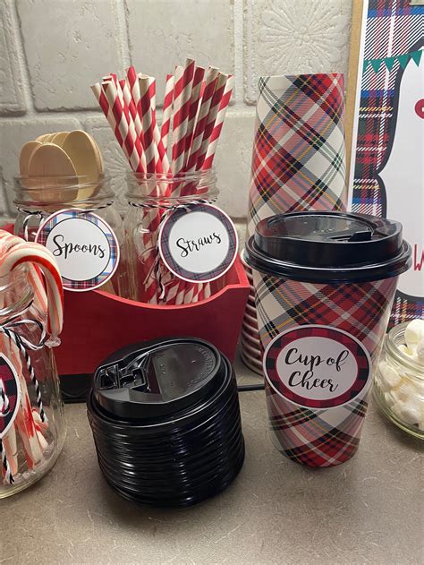 Hot Cocoa Bar Kit Coffee Bar Kit Holiday Coffee Bar Kit Hot Etsy