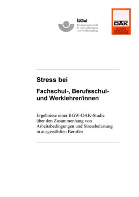 Ausf Llbar Online People F Htw Berlin Kfza Bgw Dak Stressmonitoring