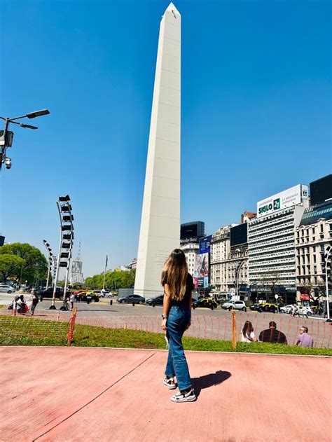 Obelisco Buenos Aires Girl Fotos De Buenos Aires Viajar A Buenos